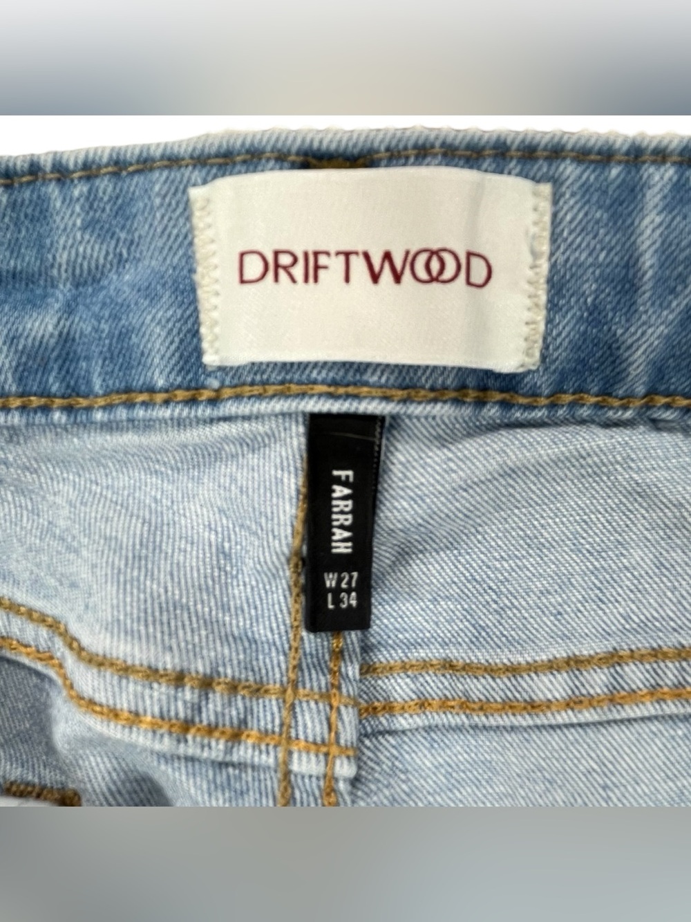 Driftwood Farrah Women’s Size 27 Patchwork Bandana Flare Jeans Boho Western - Picture 7 of 7